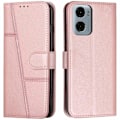 Miniatyrbilde 1 av 5: Kompatibel med Motorola Moto G05 4G Deksel Stativ Flip Beskyttende Lær Telefon Deksel-xindaren Style E