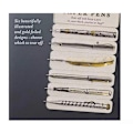 Pikkukuva 5 / 5: Fabulously Flat Paper Pens, litteät kirjanmerkkikynät, kaksipuoliset paperikynät Card-Xin 2pcs
