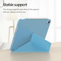 Miniatyrbild 5 av 5: Magnetisk Absorption Origami Smart TPU + PU Läder Fodral Tablet Skydd för iPad mini (2021)-Xin Gold