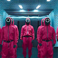 Miniatyrbild 3 av 4: Squid Game Kostym Populär Koreansk Squid Game H-Xin PINK XXL