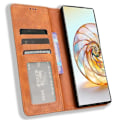 Pikkukuva 2 / 5: Yhteensopiva ZTE nubia Z60 Ultra Lompakko Nahkakotelo Jalustalla Magneettisella Sulkemisella - xindaren Style B