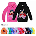 Miniatyrbild 1 av 3: Ny Pojkar Flickor Casual Långärmad Hoodie Aphmau Barn Huvtröja Tröjor Toppar Present-Xin Black 6-7Years