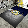 Miniatyrbillede 1 af 3: Retro Firkantet Tæppe - Blødt, Skridsikkert og Højabsorberende Studie Tæppe - Xin Real Madrid B