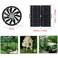 Miniatyrbild 5 av 5: Solpanel 100W Monokristallin Kisel Solpanel Solfilm 12V Solfläkt 10 Tum Mini Kylfläkt Solfläkt-xindaren