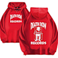 Miniatyrbillede 2 af 5: Death Row Records Hættetrøjer Mænd Kvinder Oversized Hættetrøjer Hip Hættetrøjer Sweatshirts Langærmet Hættetrøjer Dame Overtøj-Xin 2DF505252-White XL