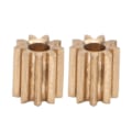 Miniatyrbillede 2 af 5: Kasse med Motor Pinion Messing Udskiftning til Duplo Intelli Lok Modul 0.5 9 Tænder - God Kvalitet-Xin