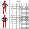 Miniatyrbillede 2 af 2: Børne Deadpool Superhelt Halloween Party Cosplay Kostume 120cm 130cm-Xin 130cm