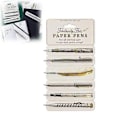 Pikkukuva 1 / 5: Fabulously Flat Paper Pens, litteät kirjanmerkkikynät, kaksipuoliset paperikynät Card-Xin 1pcs