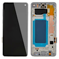 Miniatyrbillede 1 af 5: Type A Kompatibel med Samsung Galaxy S10 G973 Grade C LCD-skærm og Digitizer Samling + Ramme Udskiftning - xindaren Style C
