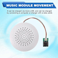 Miniatyrbilde 5 av 5: 8MB USB Lydmodulboks Opptakbar Oppladbar Høyttaler med MP3-lydavspilling Keyboardversjon-Xin