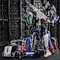 Miniatyrbild 5 av 5: Transformers Leksaker Optimus Prime Leksaker Transformerbil Robot Transformer Actionfigur Modell Barnfödelsedagspresent-Xin
