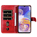 Miniatyrbillede 5 af 5: Læderetui til Samsung Galaxy A23 /Galaxy M23/Galaxy F23-Xin Red
