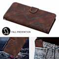 Miniatyrbillede 5 af 5: Etui Kompatibelt med iPhone 8 Plus / iPhone 7 Plus Cover Magnetisk Flip Wallet Læder Kompatibelt med iPhone 8 Plus / iPhone 7 Plus Cover-xindaren Brown