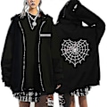 Miniatyrbillede 1 af 2: Stray Kids Hættetrøjer Skzoo Printede Jakker Skz Hættetrøjer Koreanske Kpop Koncert Jakker Stray Kids Sweatshirts Y2k Mænd Kvinder-Xin Black5 XL