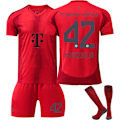 Miniatyrbild 1 av 3: 2425 Bayern München Tröja MUSIALA Fotbollströja Set med Strumpor-Xin S(165-170cm)