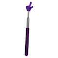 Miniatyrbilde 1 av 5: Fingerpeker Profesjonell Teleskopisk Lærerpeker Langvarig Håndholdt Peker - Xin Purple