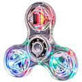 Miniatyrbillede 1 af 5: Klar LED Lysende Fidget Spinner legetøj - Stresslindrende legetøj til børn og voksne - Xin