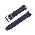 Pikkukuva 2 / 2: Sopii Swatch jelly kolmisilmäiselle klassikolle 12/17/19/20MM kolmikärkinen silikoniranneke-Xin Navy Blue 20mm