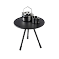 Miniatyrbild 5 av 5: Utebord, litet runt hopfällbart bord, lyftbart triangelbord, lätt och portabelt runt bord - Xin Black