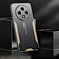 Miniatyrbild 3 av 4: Blade Series TPU Hybrid Metall Skal-Xin Silver For Xiaomi Redmi 14C