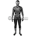 Miniatyrbillede 4 af 4: Tobey Maguire Spiderman Kostume Sort/rød Raimi Spider Man Cosplay Superhelt Zentai Drag Halloween Kostumer til Voksne/børn-xindaren black 140