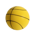 Miniatyrbild 1 av 5: The Handleshh Tysta Basketbollar Portabla Mjuka Studsbollar för Inomhusaktiviteter-xindaren Yellow 18cm