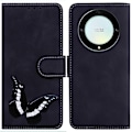 Miniatyrbillede 1 af 5: for Honor Magic 5 Lite 5G / X40 5G/X9a 5G Sommerfugl Print Fuld Beskyttelse Cover Læder Wallet Stand Telefon Case-Xin Black
