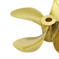 Miniatyrbilde 4 av 5: Metallpropell 4-Blader 4mm Aksel 55mm 60mm Prop for RC Båt Fiskebåt Marine-xindaren 60mm Right Hand