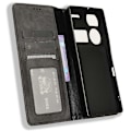 Pikkukuva 5 / 5: Yhteensopiva ZTE nubia Z60 Ultra Lompakko Nahkakotelo Jalustalla Magneettisella Sulkemisella - xindaren Style A