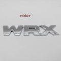 Pikkukuva 4 / 5: 1kpl 3D metallinen Crosstrek Awd Brz yhteensopiva Wrx auton kirjain lokasuoja tunnus sivu takaluukku merkki tarra auto tarvikkeet-xindaren silver WRX