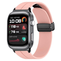 Miniatyrbilde 3 av 3: For Huawei Watch D2 Magnetisk Sammenleggbar Spenne Silikonreim Erstatning Armbånd - Xin Style C