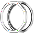 Miniatyrbillede 4 af 5: til Xiaomi Watch S4/S4 eSIM Version/S3/S3 eSIM Version Bezel Ring 316 Rustfrit Stål Bezel Loop-Xin Style B