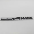 Pikkukuva 1 / 5: 1kpl 3D metallinen Crosstrek Awd Brz yhteensopiva Wrx auton kirjain lokasuoja tunnus sivu takaluukku merkki tarra auto tarvikkeet-xindaren black white AWD