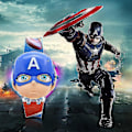 Miniatyrbild 1 av 2: Blinkande Musikklocka Barnleksaker Pojkar Flickor Marvel Avengers Ljusande Klocka-Xin Captain America