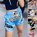 Miniatyrbilde 2 av 5: Bokseshorts for menn - Anti-friksjon Muay Thai Shorts - Xin Red M