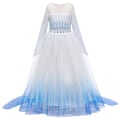 Miniatyrbillede 8 af 9: Prinsesse Elsa kostume Frozen Elsa kjole cm lilla-Xin Purple 140