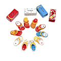 Miniatyrbilde 1 av 5: 2024 McDonald's Mini Crocs Nøkkelring Happy Meal Leke Komplett Søt Mini Nøkkelring-Xin Style 1