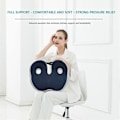 Miniatyrbilde 3 av 5: Sits Bein Smertelindrende Pute for Kontorstol Memory Foam Komfort Isjias Tuberositas Pute - xindaren blue