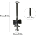 Miniatyrbilde 2 av 5: 12-pakks trampoline-avstandsstykker med skruer for å fikse trampoline - Reservedeler til trampoline - Xin