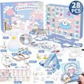 Miniatyrbilde 1 av 2: Jentejulekalender 2024 - Julekalendertilbehør Juledekorasjoner-Xin Cinnamon roll