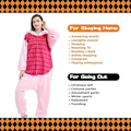 Miniatyrbild 4 av 5: Vuxen Onesie Pyjamas Djur Onesie Halloween Kostym Julpyjamas Onesie-Xin Piglet Small