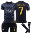 Pikkukuva 1 / 2: 23-24 Real Madrid Away Kids Soccer Kit No.7 Cristiano Ronaldo-Xin 8-9 years