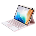 Miniatyrbillede 3 af 3: Tablet Cover Kompatibel med Oppo Pad Neo Bluetooth Tastaturer - xindaren Pink