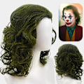 Pikkukuva 4 / 5: Elokuva Joker -asu poikille ja tytöille Arthur Fleck täysi Halloween-asu Karnevaaliasu - A peruukilla-Xin With wig 130 cm