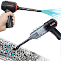 Miniatyrbillede 1 af 5: 3-i-1 Computervakuum, Trykluftblæser, Bærbar Håndholdt Støvsuger Trådløs, Tastaturrenser Sæt, Elektrisk Spray Luftdåse-Xin