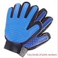 Miniatyrbillede 1 af 4: Katteplejehandske til Katte Wool-Xin right blue