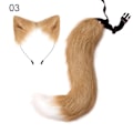 Miniatyrbilde 1 av 10: Fox Cosplay Fox Tail-Xin 03