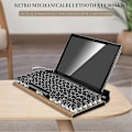 Miniatyrbild 4 av 5: Retro Skrivmaskin Tangentbord Trådlöst Bluetooth Mekaniska Tangentbord 83 Tangenter Dator Tangentbord för Laptop PC Gaming-Xin