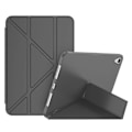 Miniatyrbillede 1 af 5: Magnetisk Absorption Origami Smart TPU + PU Læder Tablet Cover til iPad mini (2021)-Xin Black