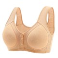 Miniatyrbillede 1 af 5: Frontluknings-blonde-bh til modne kvinder - uden bøjle, støttende-Xin skin 48 inches
